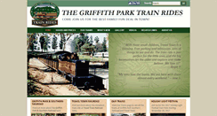 Desktop Screenshot of griffithparktrainrides.com