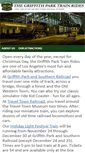 Mobile Screenshot of griffithparktrainrides.com